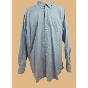 Peter Millar Mens Blue Check Long Sleeve Shirt XXL
